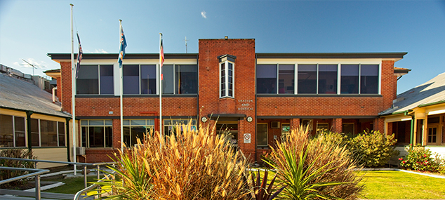 Grafton Base Hospital front exterior