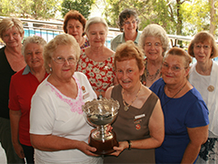 Murwillumbah UHA accepting the Norman Nock trophy