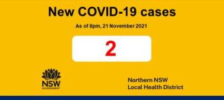 COVID-19 update: 22 November 2021